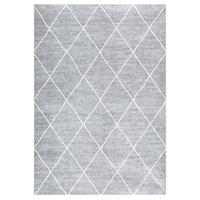 TEPPICH RHOMB - Grau, Textil (160/230cm) - IDIMEX