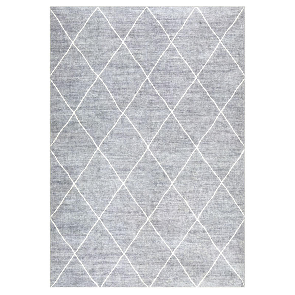 TEPPICH RHOMB - Grau, Textil (160/230cm) - IDIMEX