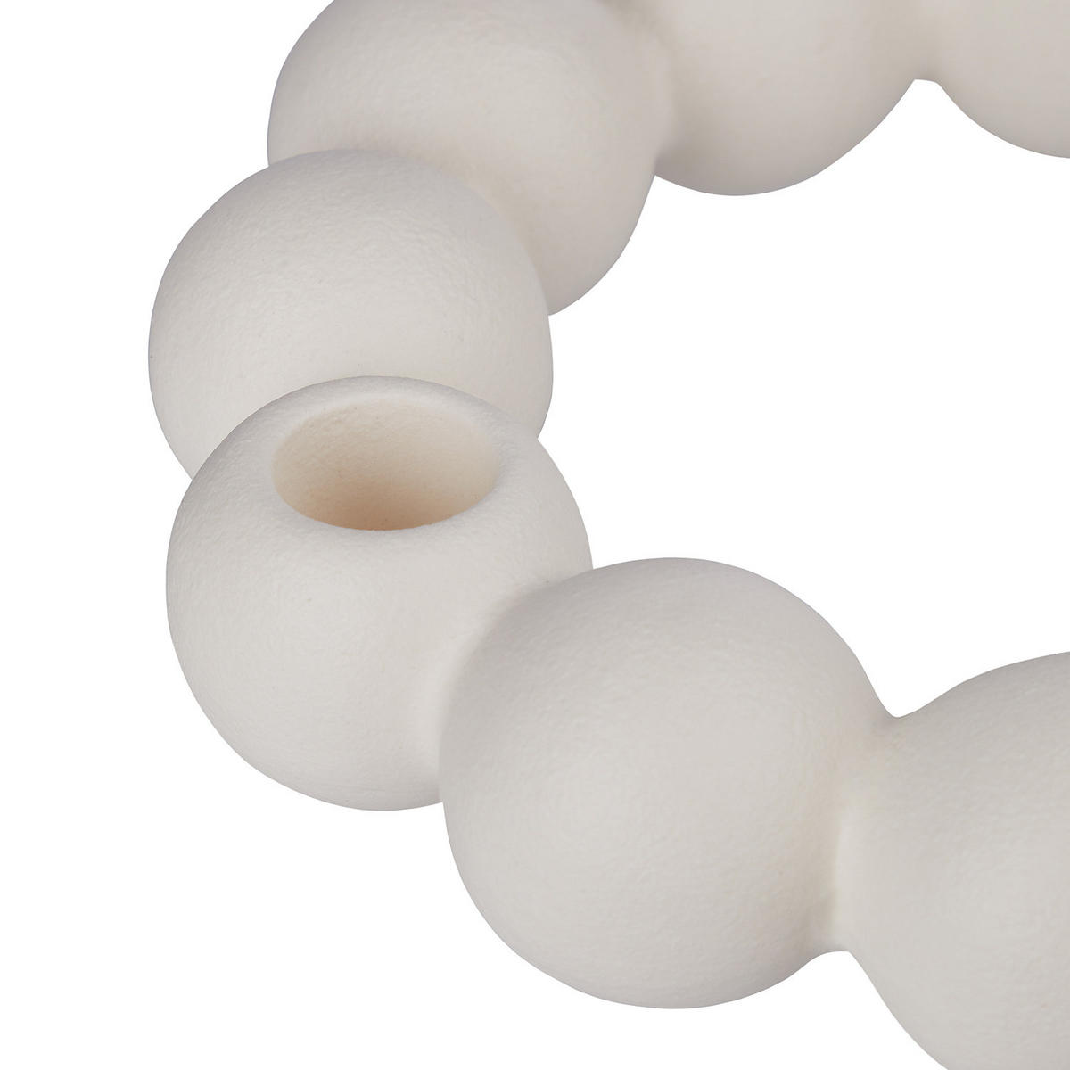 KERZENHALTER Advent Hazy Shades - Creme, Keramik (21/5/21cm) - Butlers