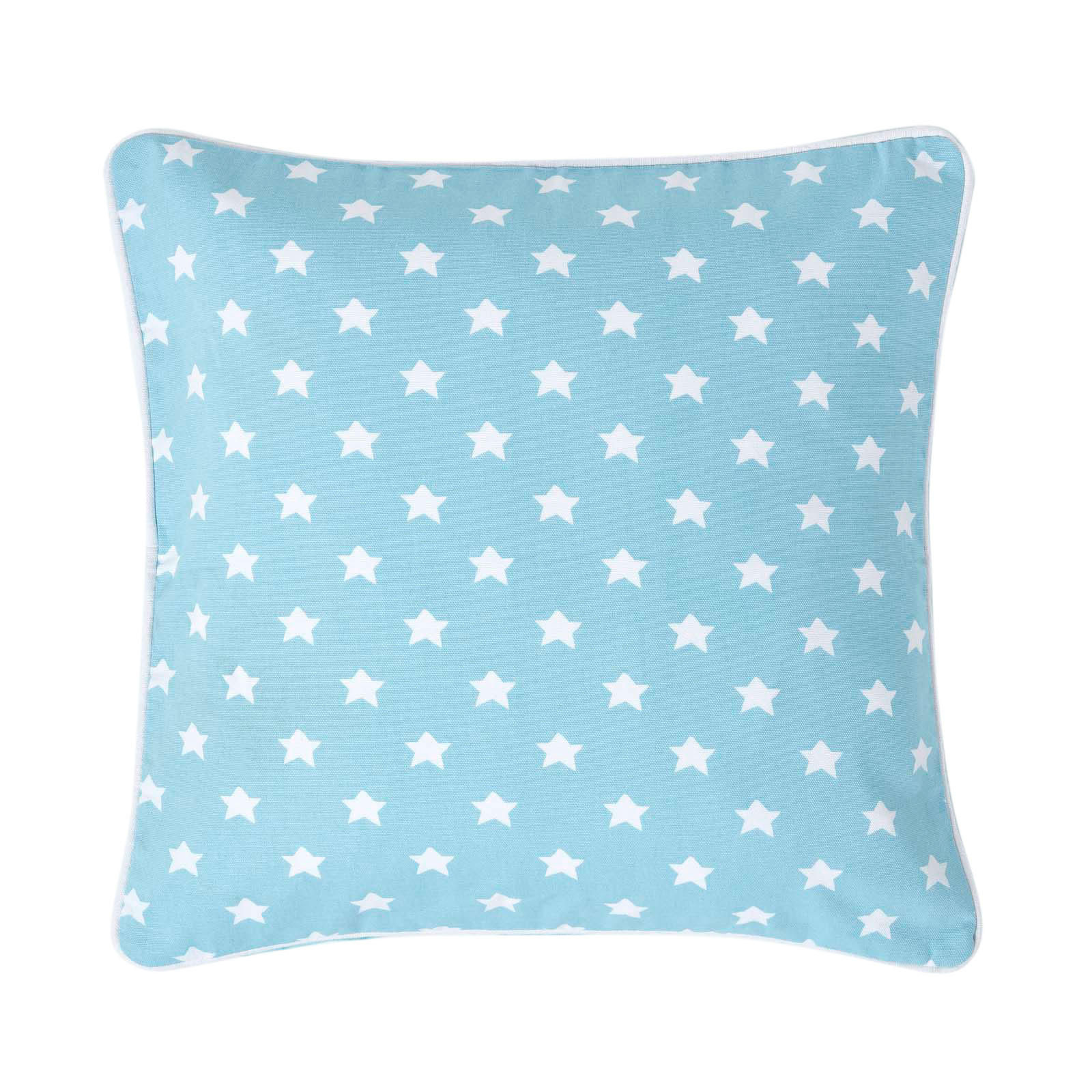 KISSENHÜLLE Sterne 45/45 cm, 100% Baumwolle - Blau, Textil (45/45cm) - Homescapes