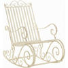 GARTENSCHAUKELSTUHL Metall Antik-Creme - Creme, Metall (56/94/90cm) - CLP