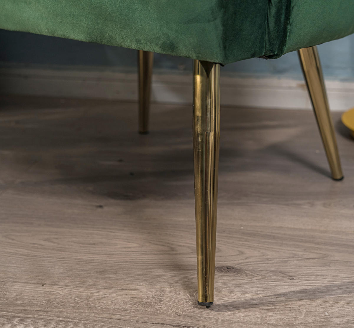 SESSEL Samt Grün - Grün, Textil (63/89/60cm) - Nordlys
