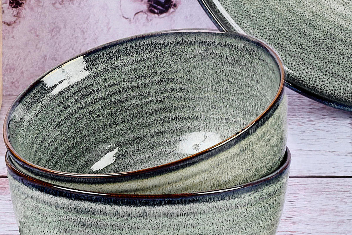 SCHALEN Zen Ø14cm - 6er-Set - Naturfarben - Grau, Keramik (14cm) - Björn