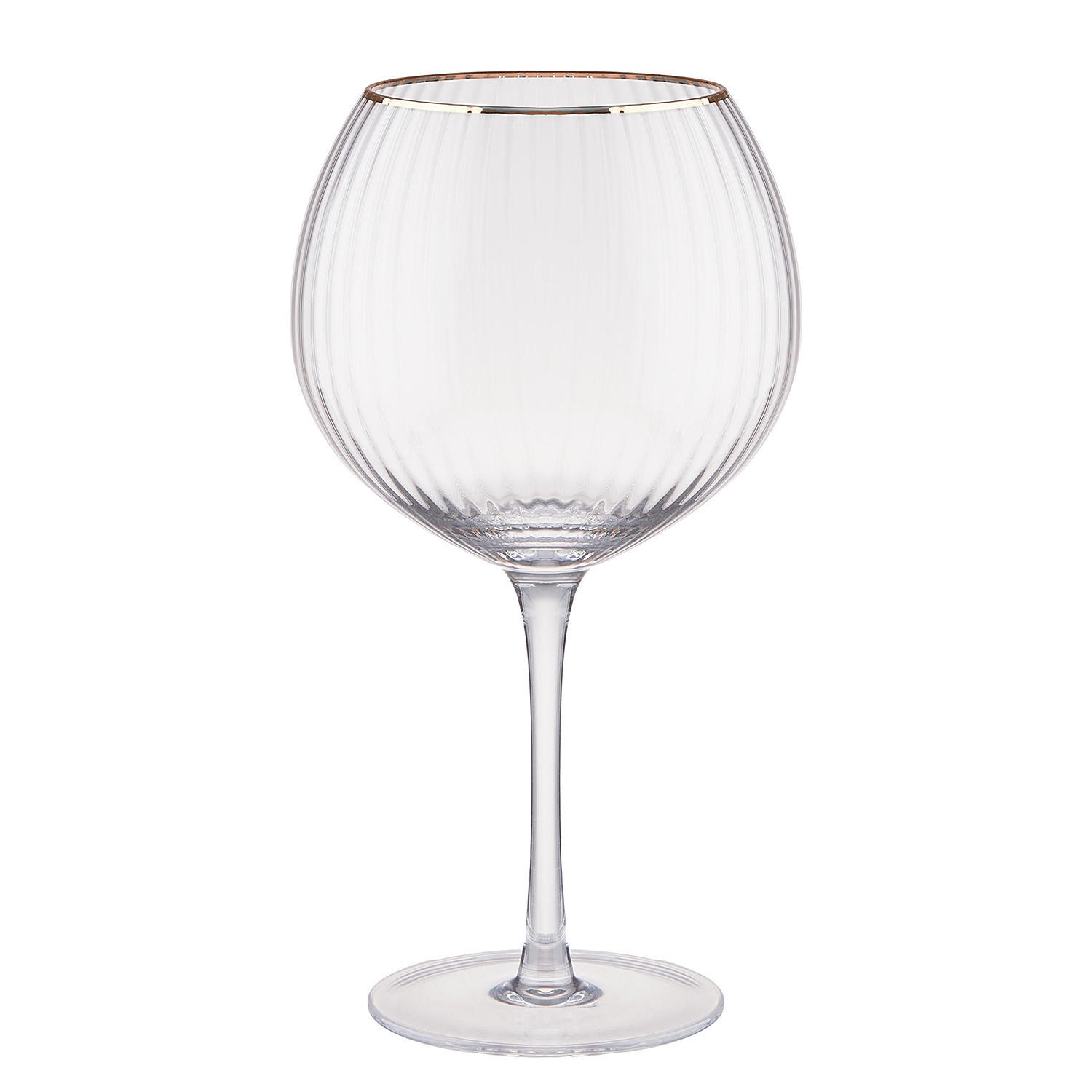 GINGLAS (4er Set) Golden Twenties - Transparent, Glas (0.65L) - Butlers
