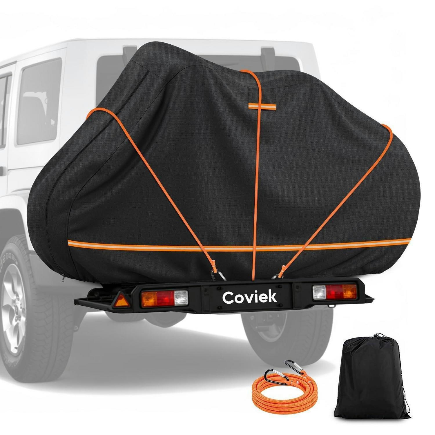 FAHRRADABDECKUNG Heckträger für 1 Fahrrad Wasserdicht 188 x 89 x 127 cm - Schwarz, Textil (127/89/188cm)