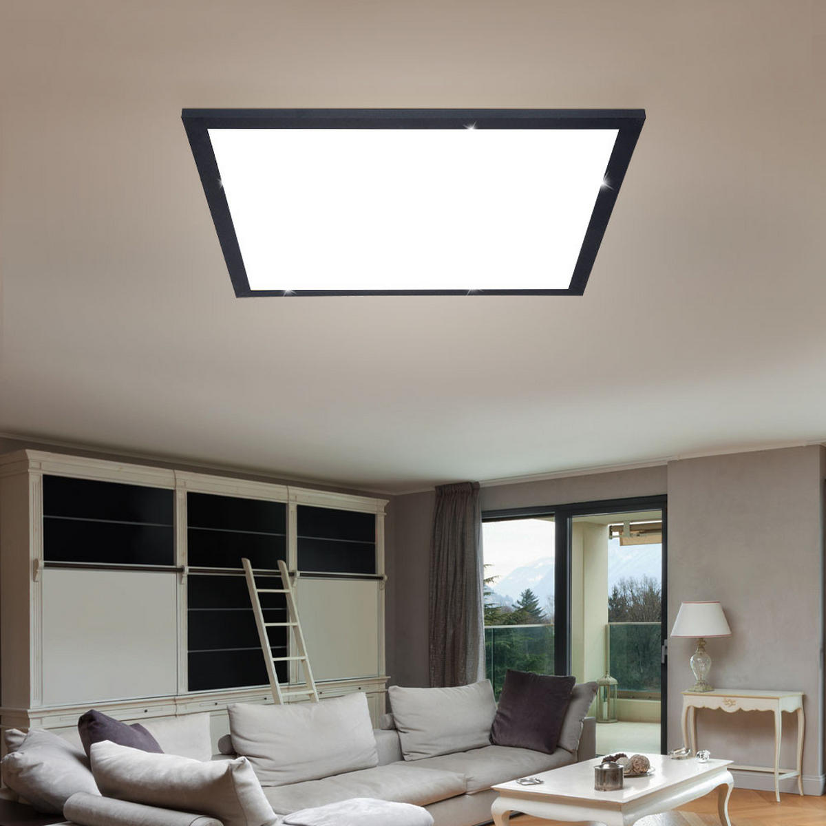 LED DECKENLEUCHTE Doro Weiß - Weiß, Metall (30/30/6cm)