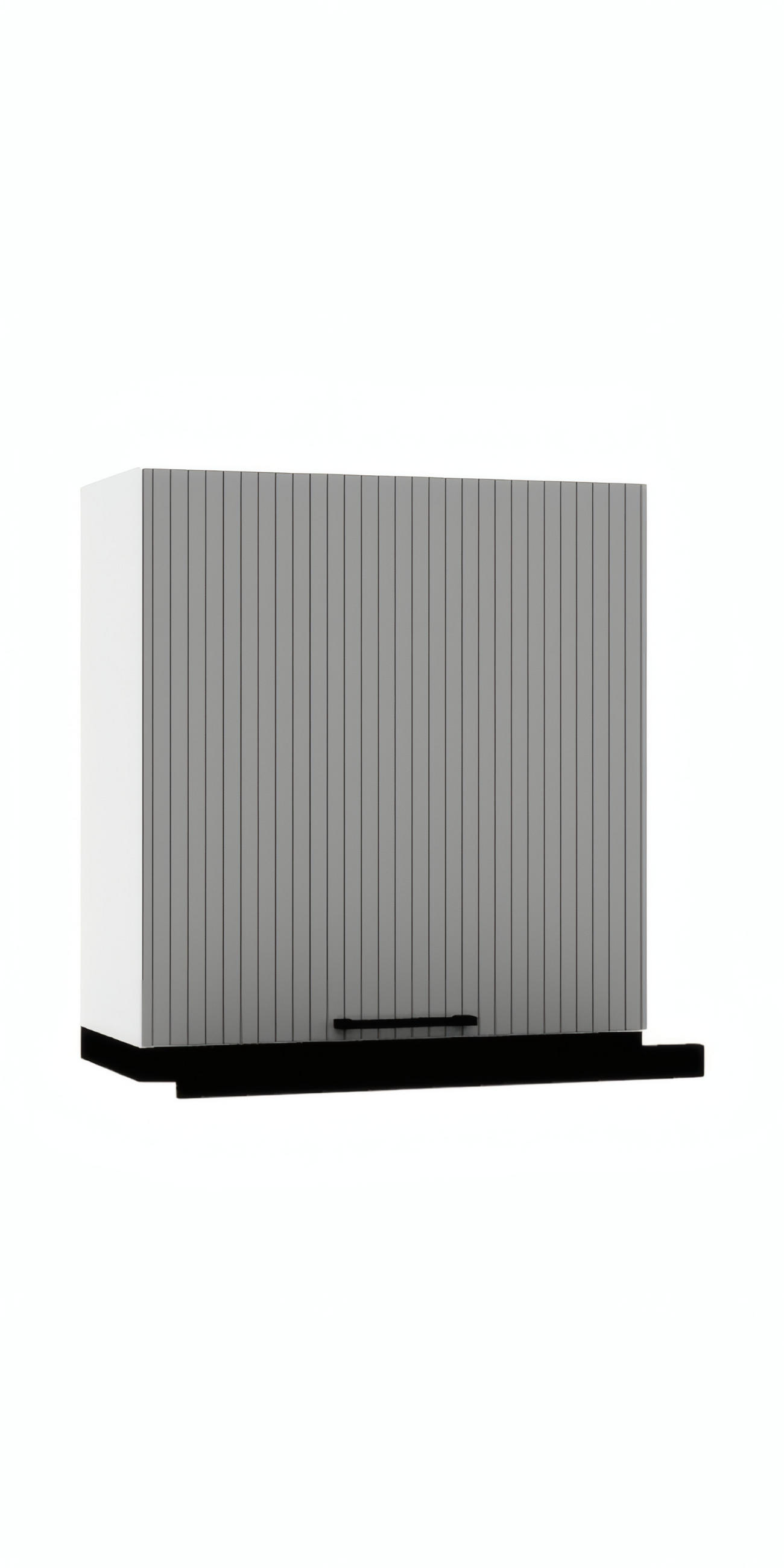 HÄNGESCHRANK W60/68 SLIM P/L - KENDRO - mit Dunstabzug - Weiß/Grau, Holz/Metall (60/68/30cm) - ROYAL24_MARKT