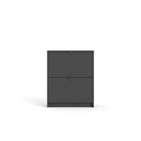 SCHUHSCHRANK, Shane, Grau, Spanplatte foliert, 71 x 25 x 86 cm - Grau, Holzwerkstoff (71/86/25cm) - ebuy24