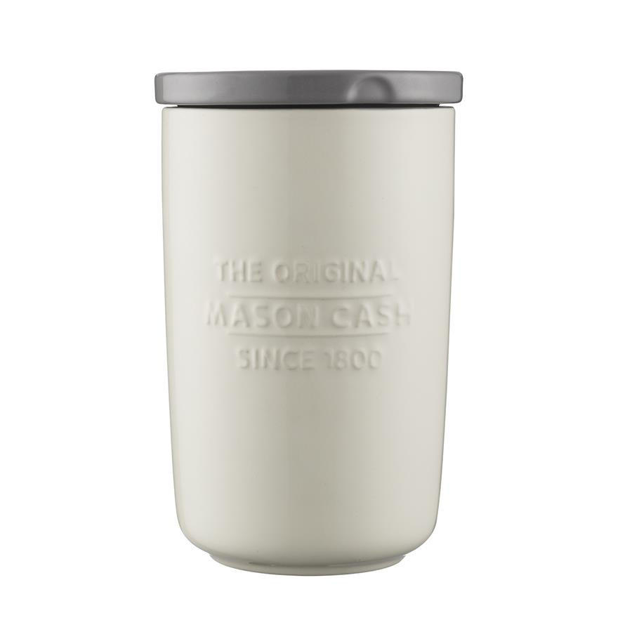 VORRATSBEHÄLTER aus Steingut, 1,1 l - Creme, Keramik (12/19.5/12cm) - Mason Cash