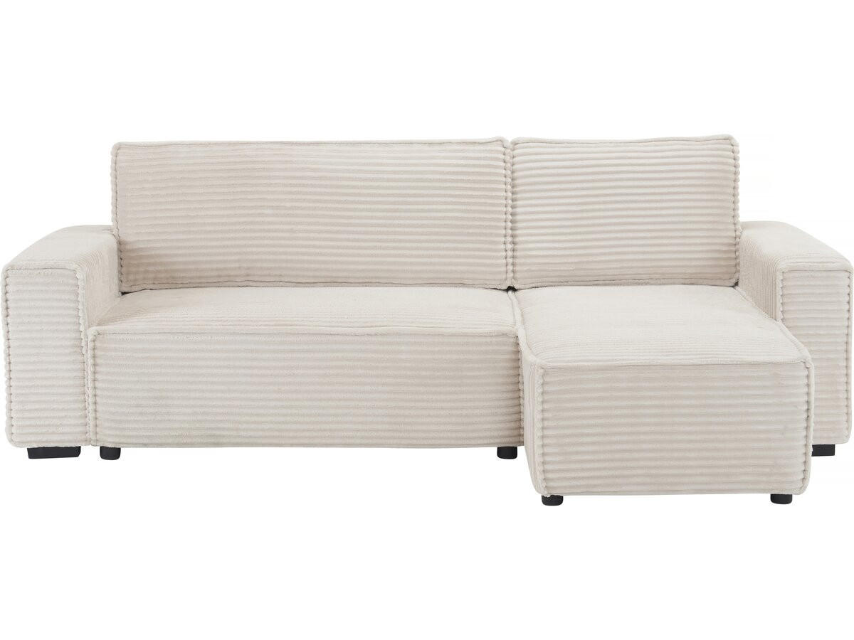 ECKSOFA opera beige - Beige, Textil (141/241cm) - Habitat Garten