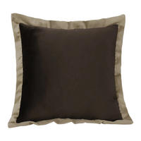 KISSENBEZUG Dekorativer Doppelseitiger 80*80cm - Braun, Textil (80/80cm) - Vercart