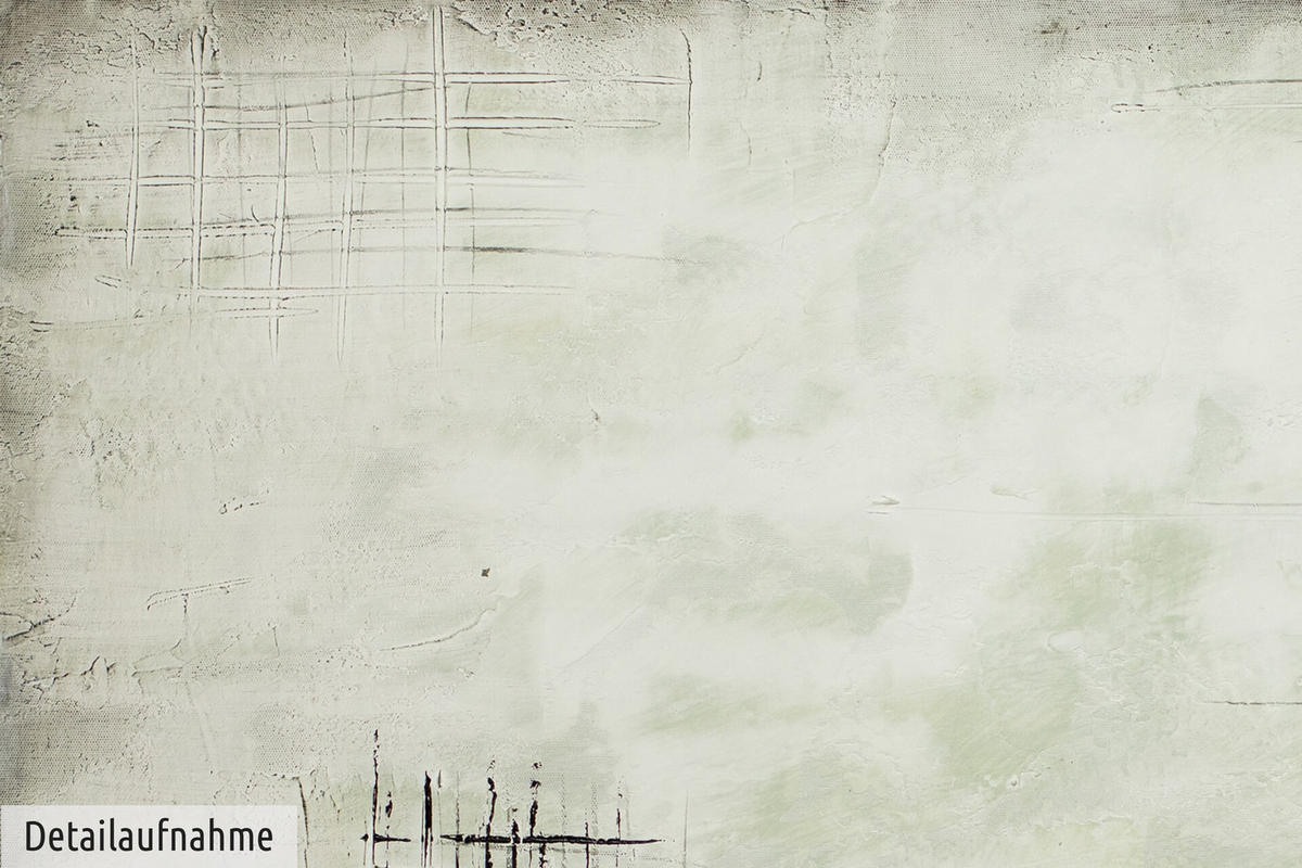 ACRYLBILD HANDGEMALT 80/80 cm - Beige/Grau, Holz/Textil (80/80cm) - KUNSTLOFT
