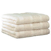 HANDTUCH 3er-Pack 100% Baumwolle, Natur, 50x100 cm - Naturfarben, Naturmaterialien (30/40cm) - Cawoe