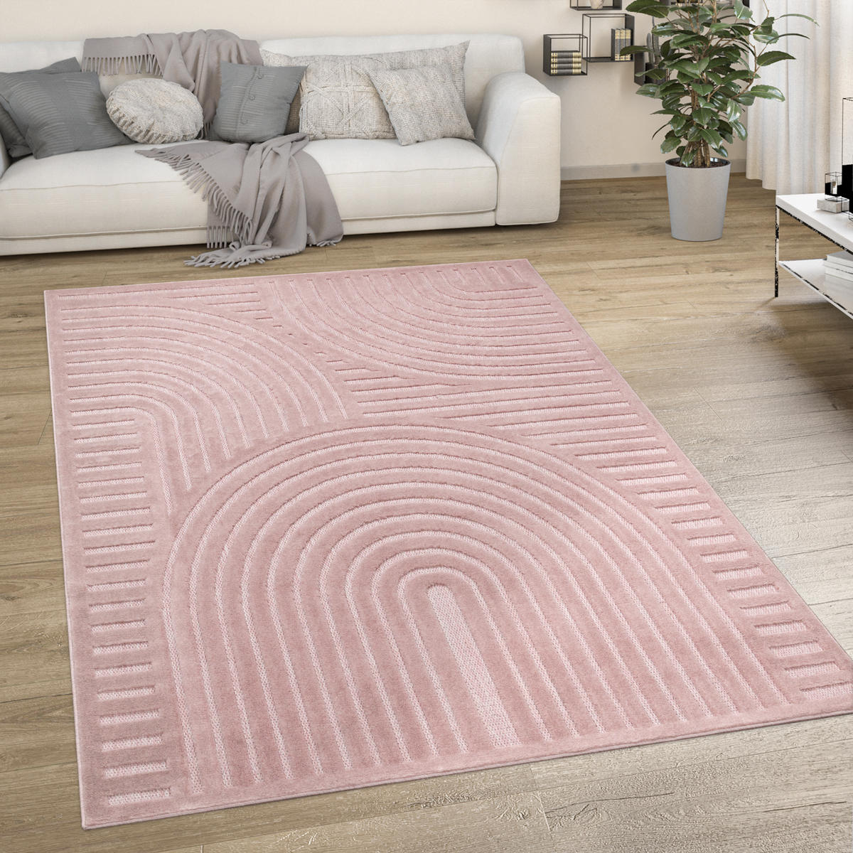 OUTDOORTEPPICH 240/340 cm Livorno 674 - Pink, Textil (240/340cm) - Paco Home