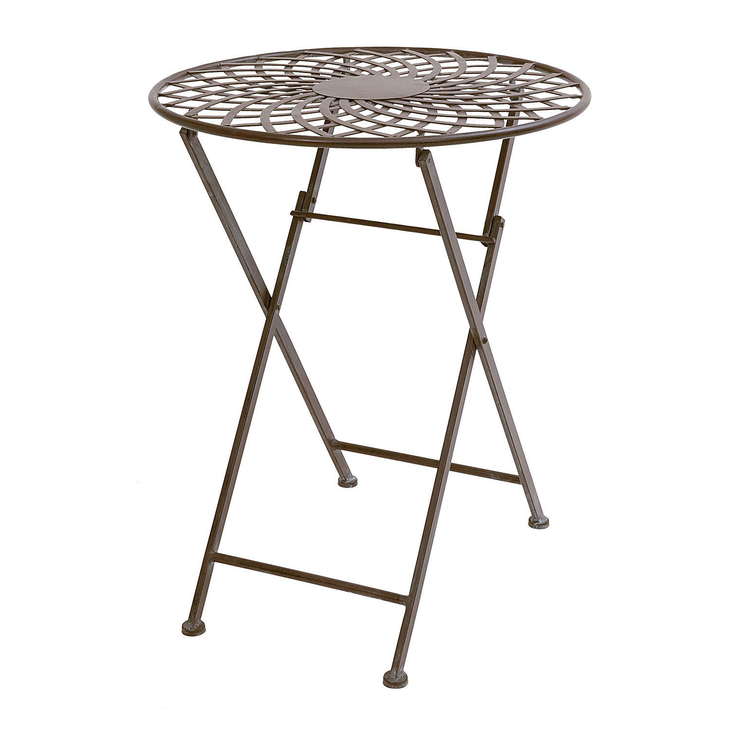 GARTENTISCH Mandala Garden - Braun, Metall (58/58/70cm) - Butlers