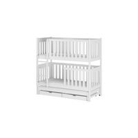 ETAGENBETT 90x200 cm mit Schublade in weiß - Weiß, Holz (90/200cm) - Kids Collective