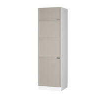 Weiß/Grau, Holzwerkstoff (60/206.8/58.1cm) - Vicco