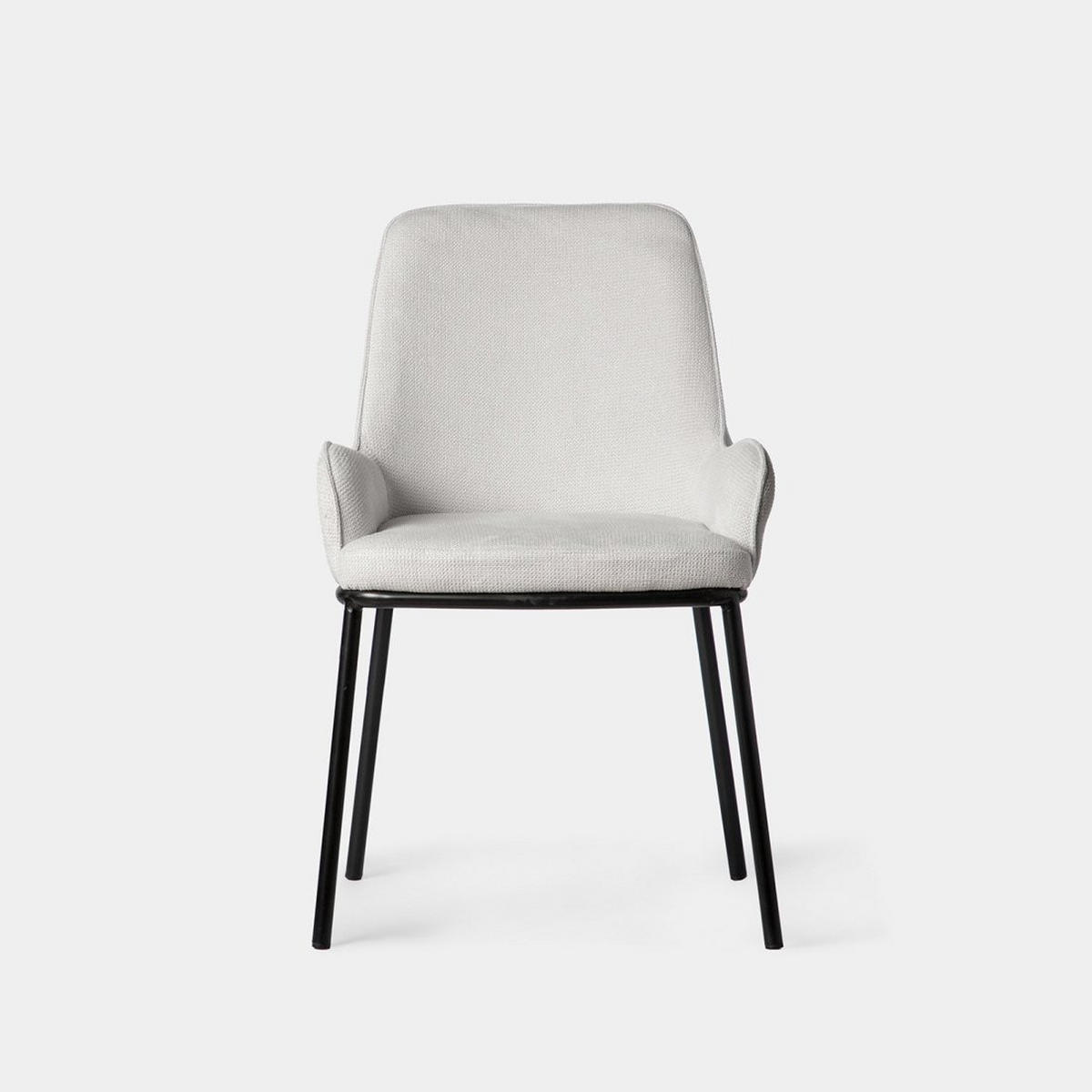 ESSZIMMERSTUHL Dama Grau 55 cm x 84 cm 2er-Set - Grau, Textil (55/84/62cm) - Klast Home