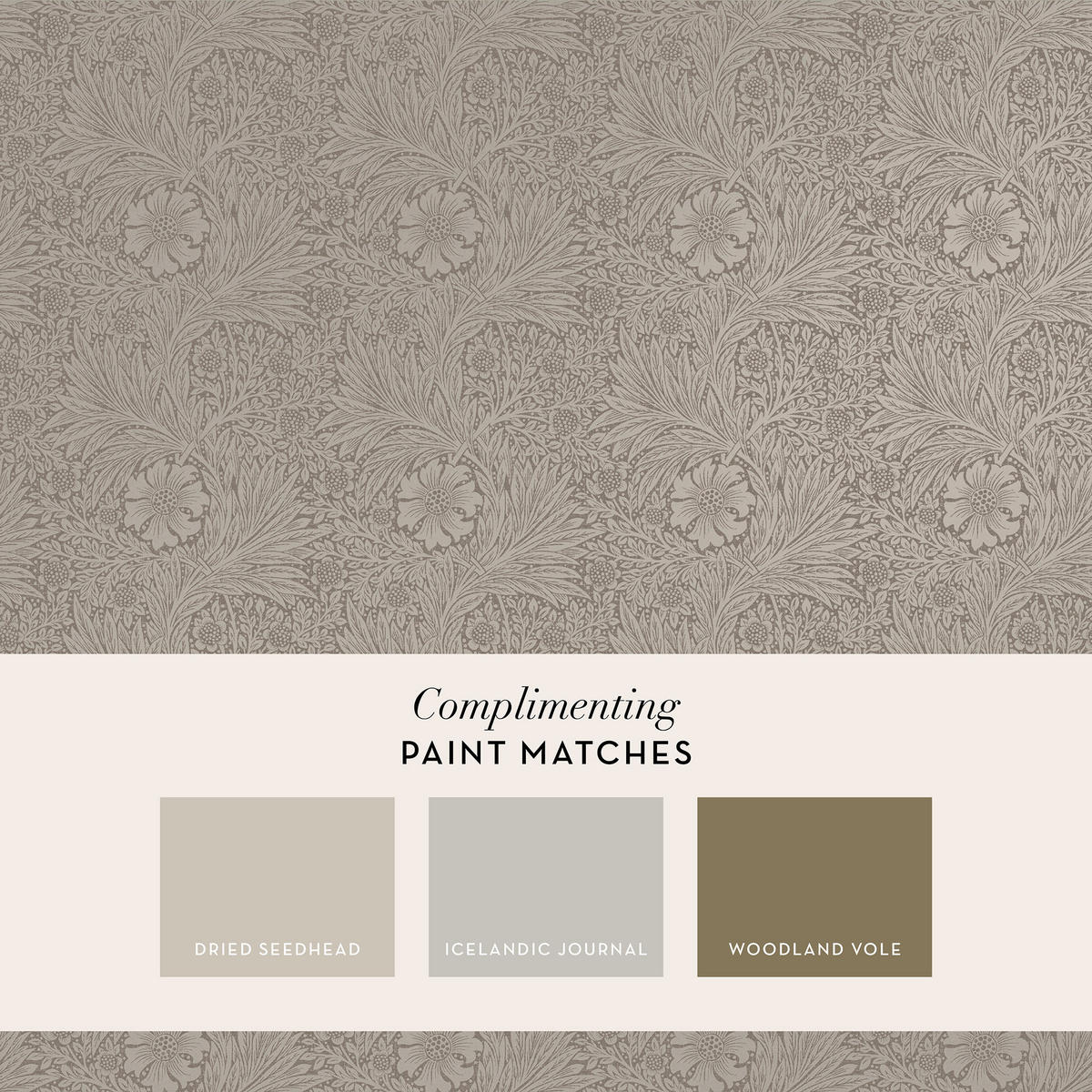 VLIESTAPETE Marigold Fibrous Neutral Vliestapete - Beige, Papier/Kunststoff (52/1000cm) - Graham & Brown