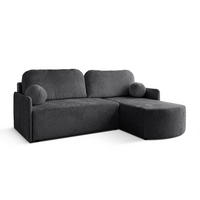 ECKSOFA BLISS mit Schlaffunktion und Bettkasten Harmony 90 - Grau, Textil (212/160cm) - Lookway
