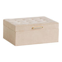 SCHMUCKKÄSTCHEN Nappo - Beige, Textil (17.5/11/24.5cm) - home&you