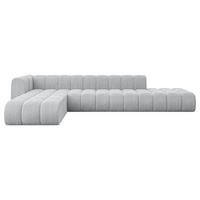 ECKSOFA modulares Sofa Zuvon-L2 - 387x177x70 cm Grau - Grau, Holzwerkstoff/Textil (387/177cm) - ALTDECOR