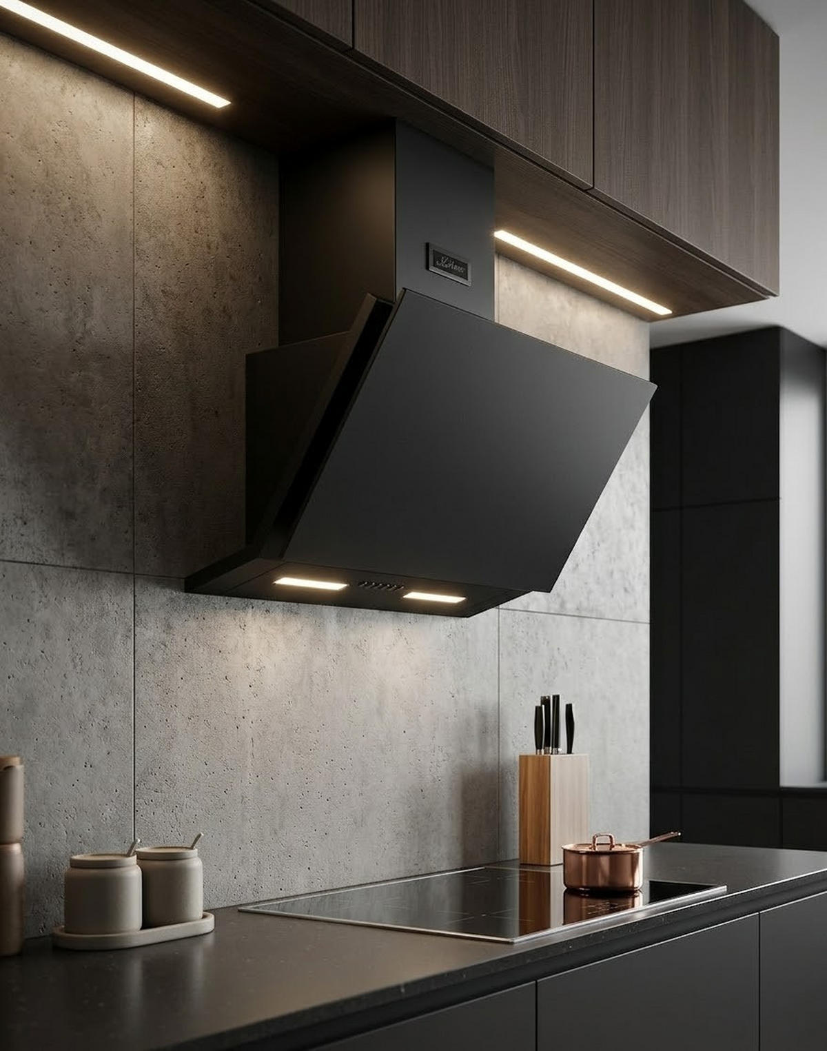 KAISER EH 6341 Multifunktions-Elektro-Dampfbackofen mit Dampfreinigung, 60 cm + AT 6455 s Dunstabzugshaube 60cm - Grau, Metall (59.4/59.4/57.5cm) - Kaiser