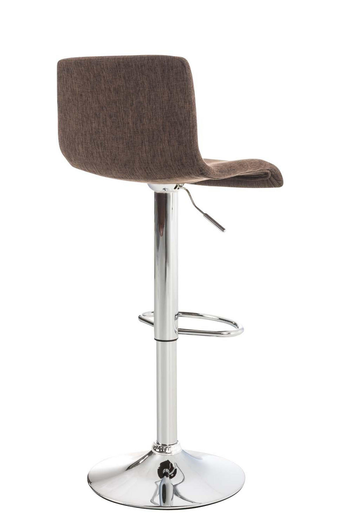 BARHOCKER BERLIN Braun Stoff - Braun, Textil/Metall (39/84/36cm) - DELUKE