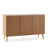 SIDEBOARD Lluvia 3 Eichentüren - Honigeiche, Holzwerkstoff (120/75/40cm)