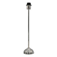 LAMPENFUSS ROUNDI Ø11,5x49,5 cm, Metall, Silber - Silberfarben, Metall (11.5/11.5/49.5cm) - dasmöbelwerk