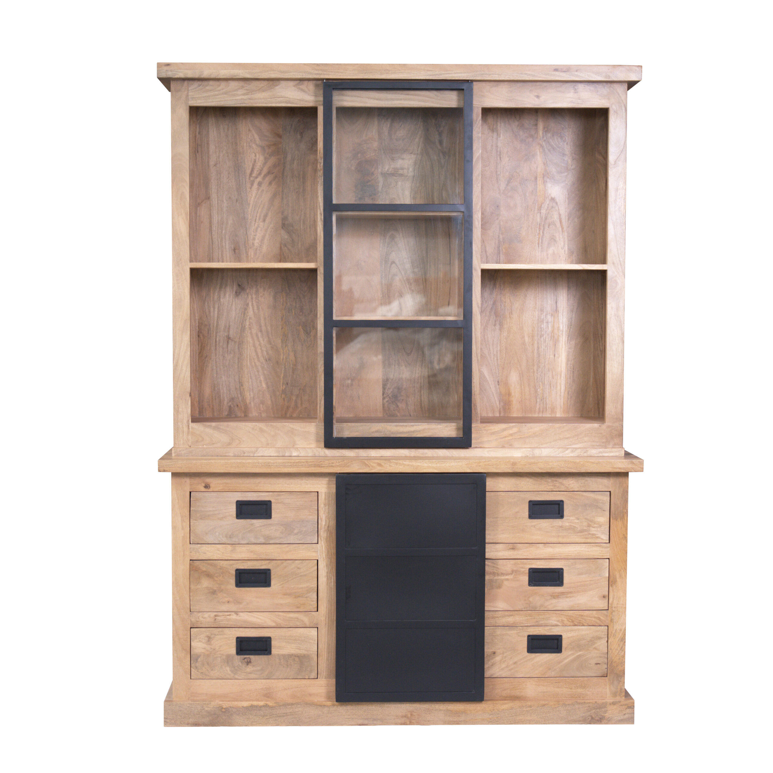 VITRINE Noa Braun 45/160/220 cm - Braun, Holz (160/220/45cm) - Starfurn