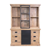 VITRINE Noa Braun 45/160/220 cm - Braun, Holz (160/220/45cm) - Starfurn