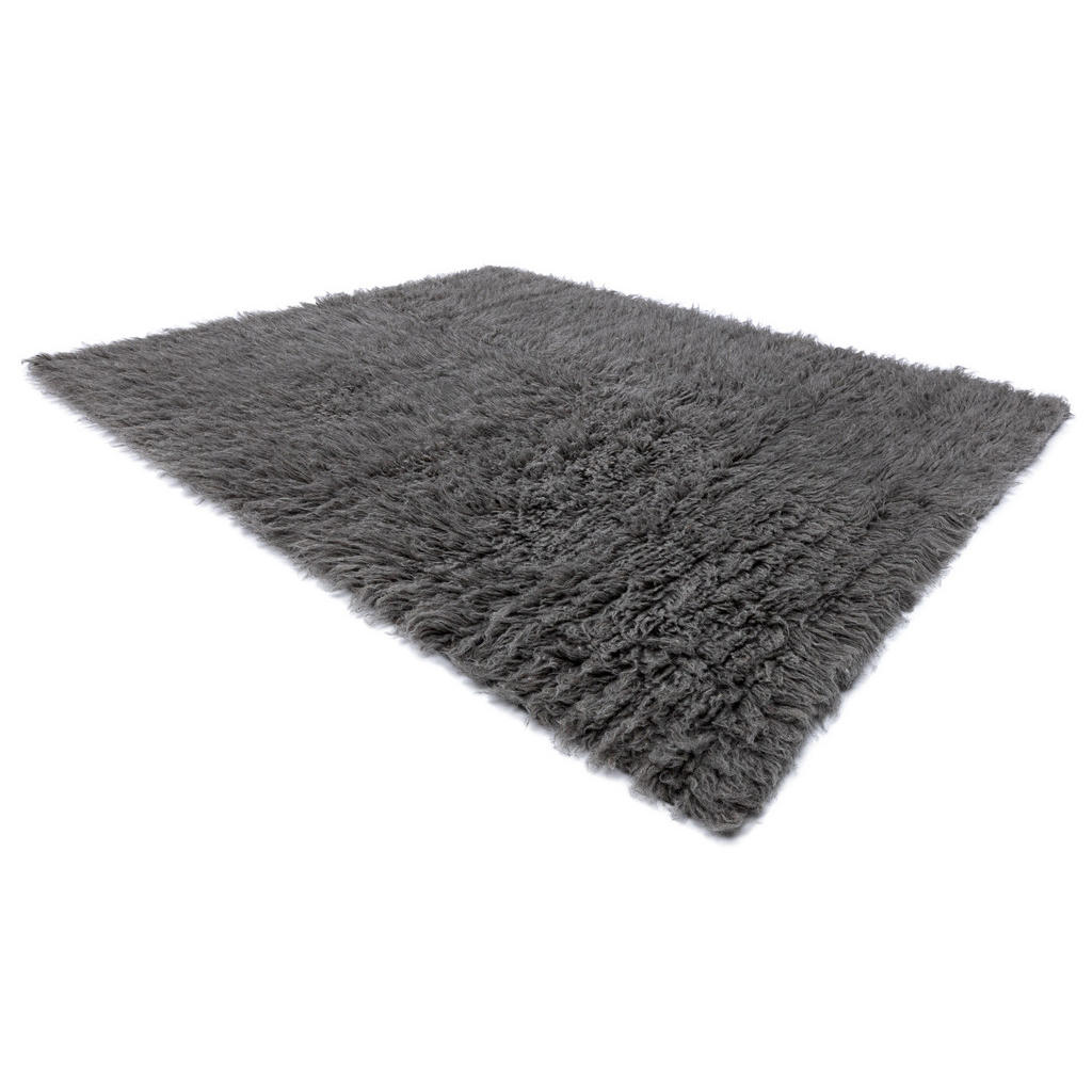Thumbnail - rugsX Flokati, Grau, Textil, Rechteckig, 300x400 cm, Teppiche & Böden, Teppiche