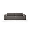 SOFA mit Schlaffunktion Thekla, Grau - Grau, Textil (246/70/100cm) - Fedve