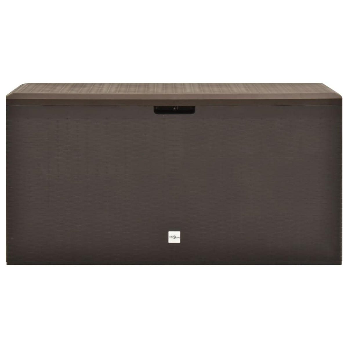 GARTENBOX Braun 114x47x60 cm - Braun, Kunststoff (114/60/47cm) - furnicato