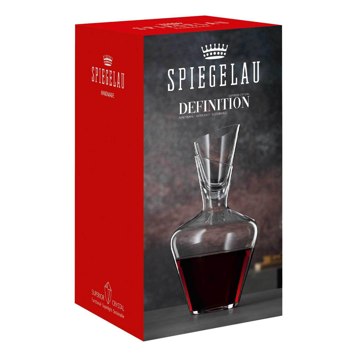 WEINKARAFFE MIT STOPFEN Definition transparent 1 Liter - Transparent, Glas (1L) - Spiegelau