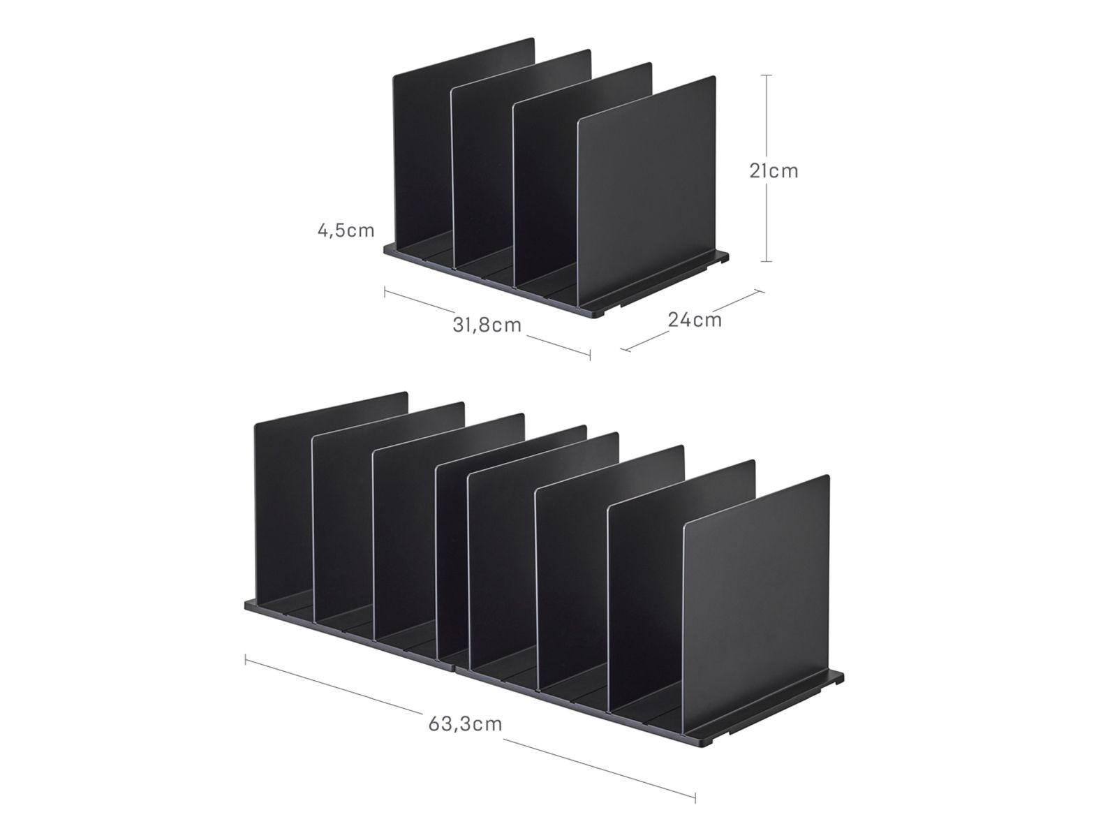 Thumbnail - Yamazaki Taschen-Organizer, Schwarz, Kunststoff, einzeln stellbar, 31x21x24 cm, Garderobe, Garderobenständer