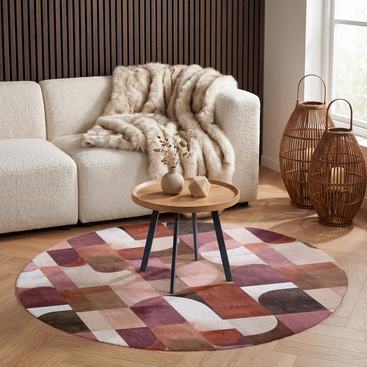 OnlyWow TEPPICH - Geometrie - Modern - Retro