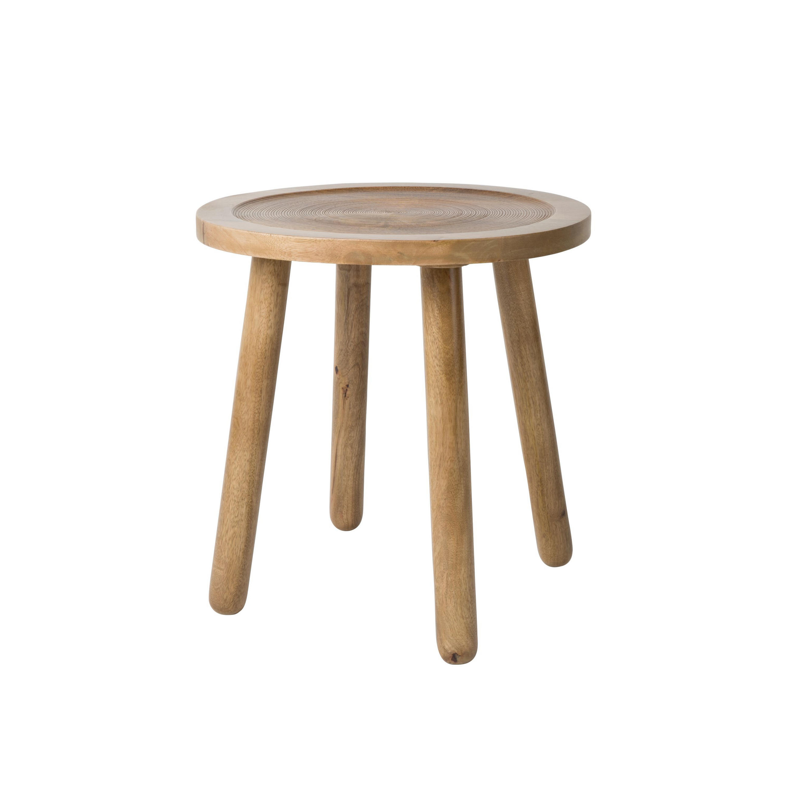BEISTELLTISCH Dendron 43 cm - Braun, Holz (43/43/45cm) - Zuiver
