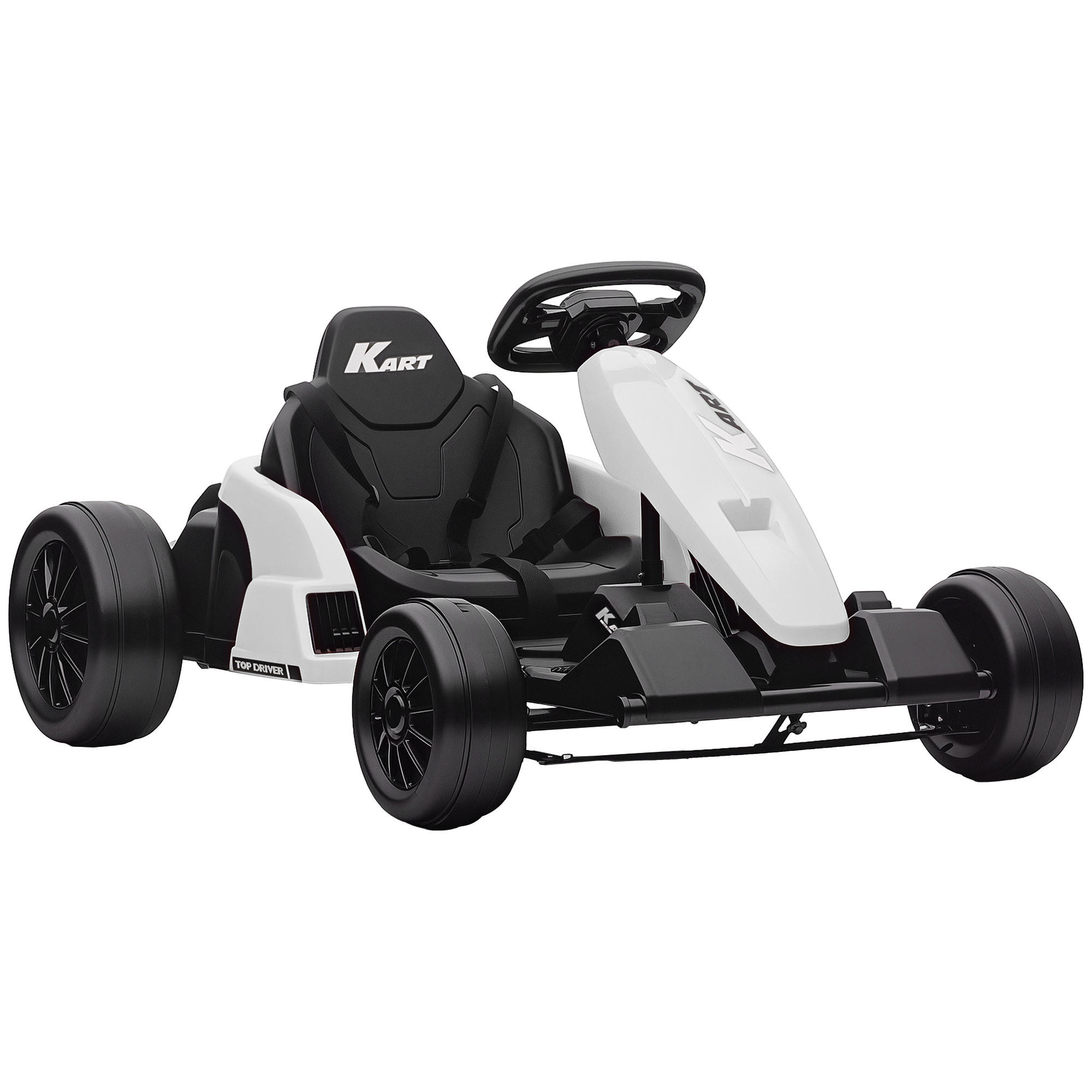 Aiyaplay Elektro-Drift-Kart Weiß 77x55.5x115 cm
