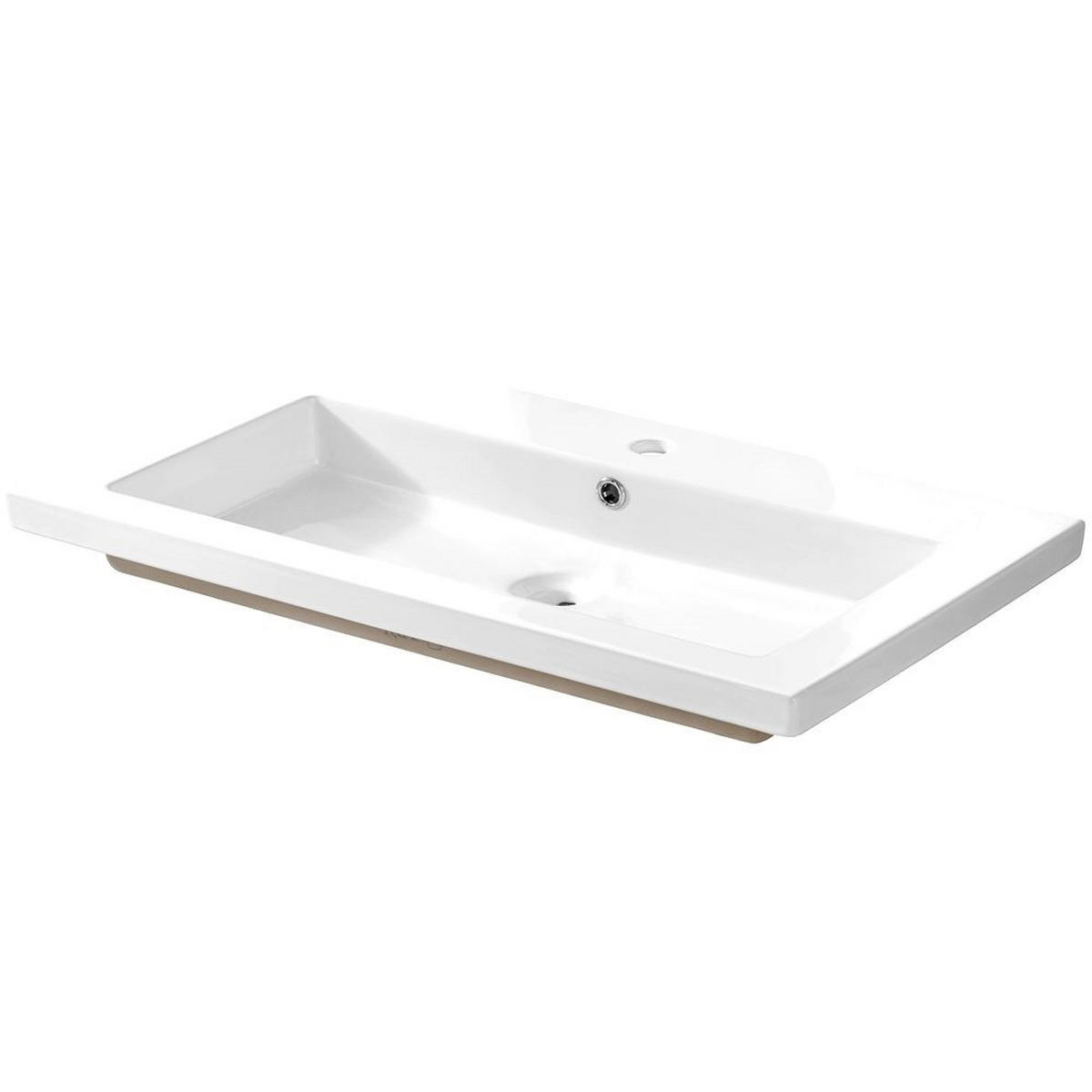 WASCHTISCH Luton-56 - Weiß, Holzwerkstoff (81/63/46cm) - Lomado