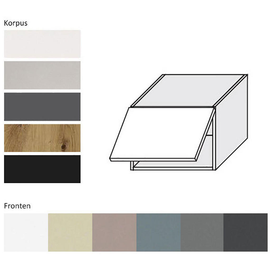 Thumbnail - Feldmann-Wohnen Klapphängeschrank, Beige, Grau, Holz, 1 Fächer, Rechteckig, 45x36x32.5 cm, Küchen, Küchenmöbel, Küchensc...
