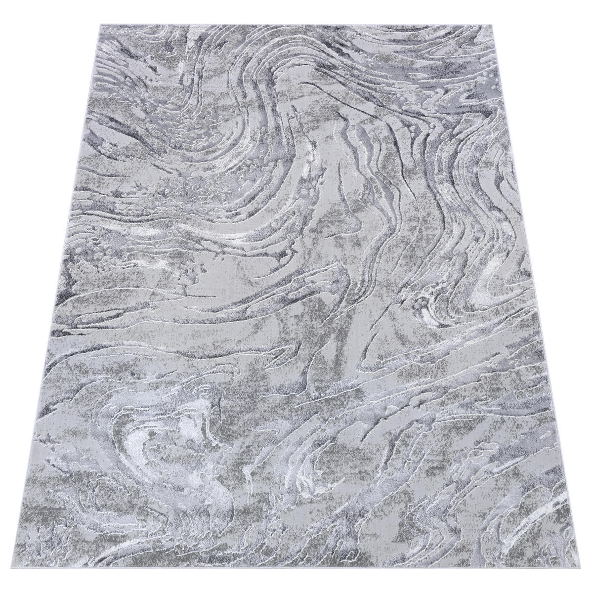 TEPPICH COMO Grau 140/200 cm - Grau, Kunststoff (140/200cm) - Tapiso