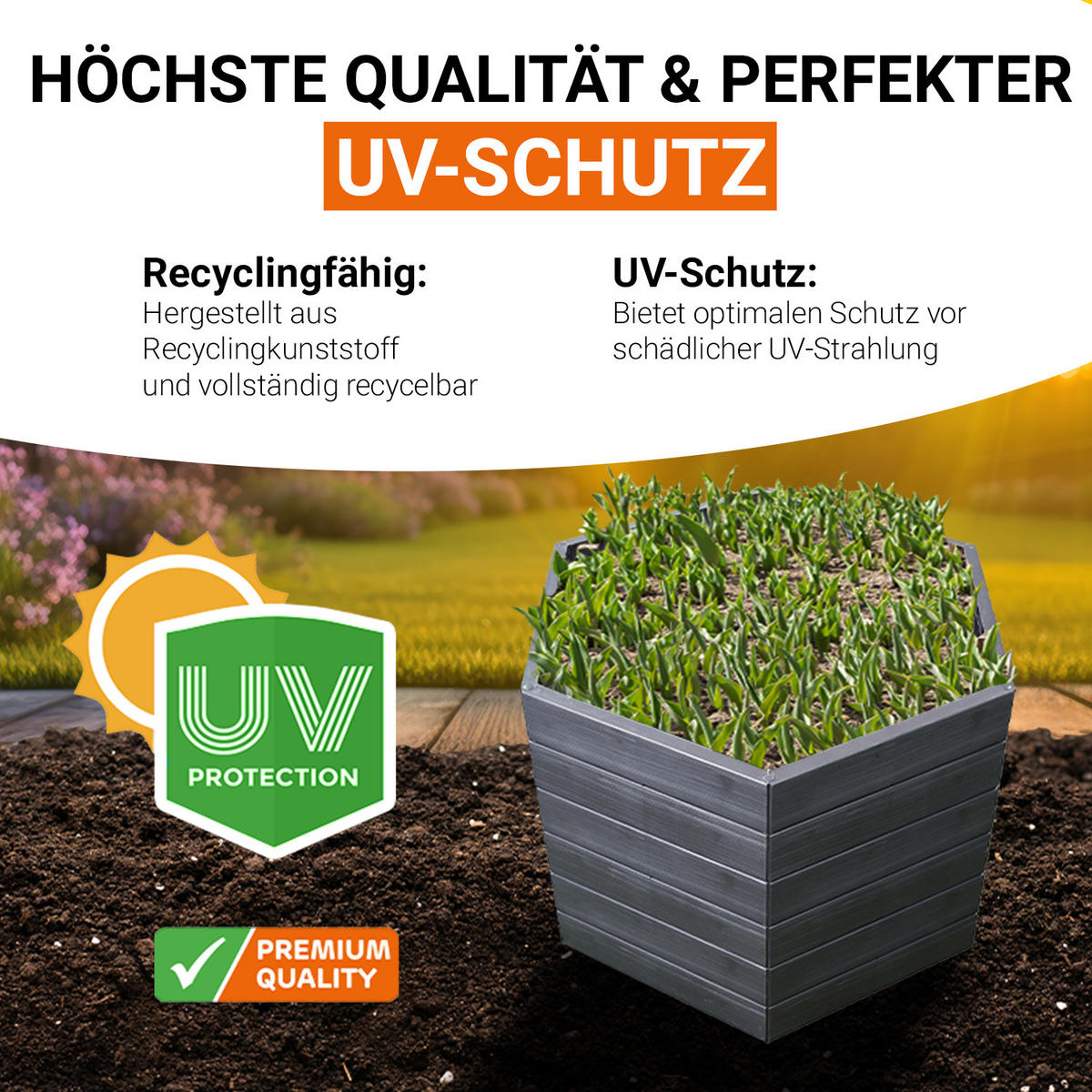HOCHBEET L 75, inkl. Wassersparsystem - Braun, Kunststoff (110/75/110cm) - GARANTIA
