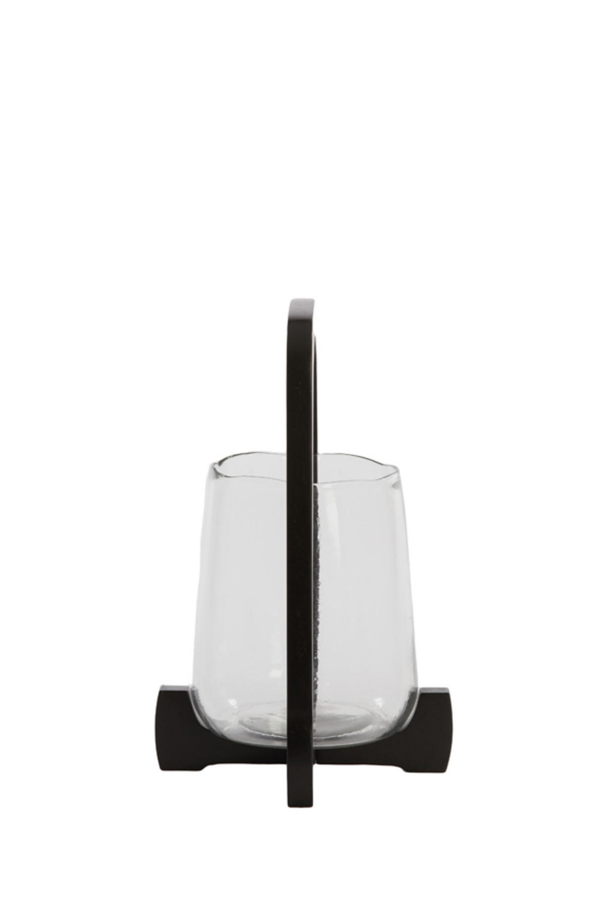 WINDLICHT Anosy Schwarz Ø21,5/35 cm - Schwarz, Holz (21.5/35/21.5cm) - Light & Living