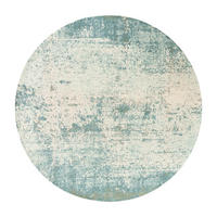 TEPPICH Neptune Virgin Land 140/140 cm - Blau, Textil (140/140cm) - Louis De Poortere