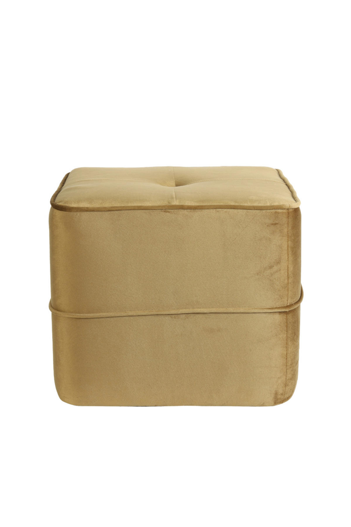 SITZPOUF Kiki Braun 40/40/35 cm - Braun, Textil (40/35/40cm) - Light & Living