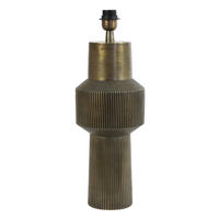 LAMPENFUSS Briska Bronze Ø20/49,5 cm - Bronzefarben, Metall (20/20/49.5cm) - Light & Living