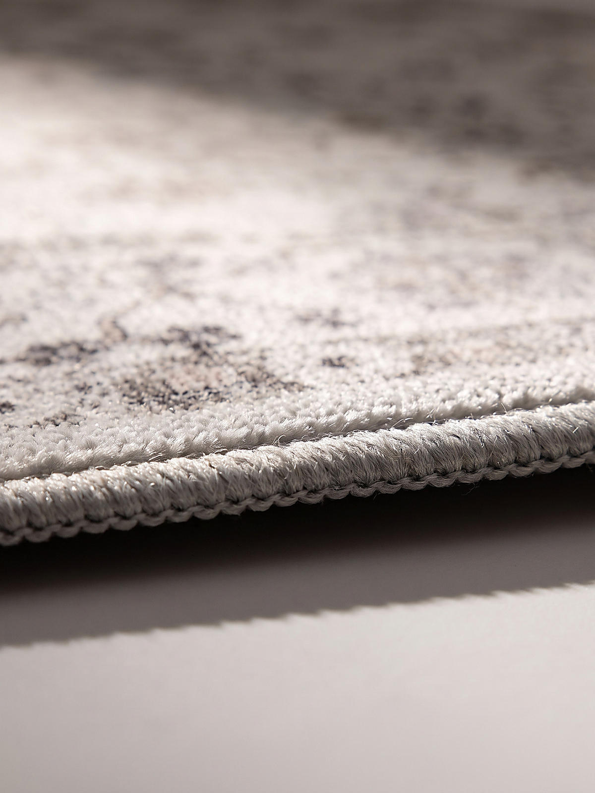 LÄUFER waschbar, mit floralen Ornamenten, VERNANTE in Creme, 80 x 150 cm - Beige, Textil (80/150cm) - KADIMA DESIGN