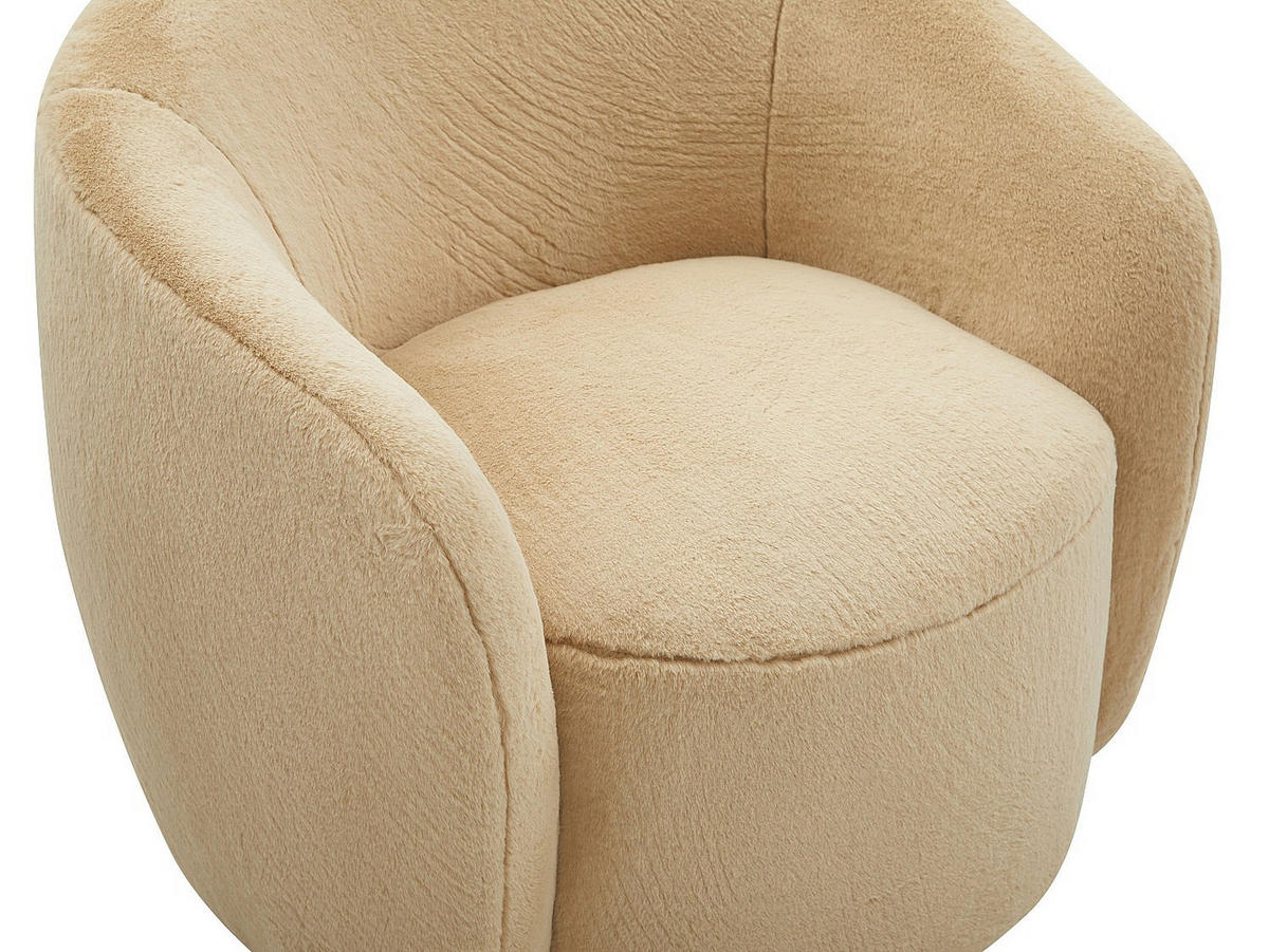 SESSEL mit gerader Rückenlehne - 1 Person - stoff - beige Vereide - Beige, Textil (80/67/76cm) - Vente-Unique